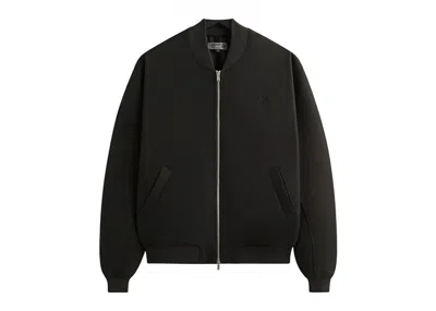 Pre-owned Kith Men's  Double Weave Avery Bomber Jacket In Black