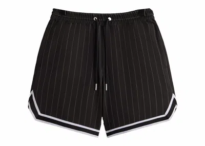 Pre-owned Kith Men's  Double Weave Curtis Short In Black