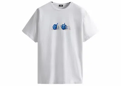 Pre-owned Kith Men's  Dreidel Tee Shirt In White