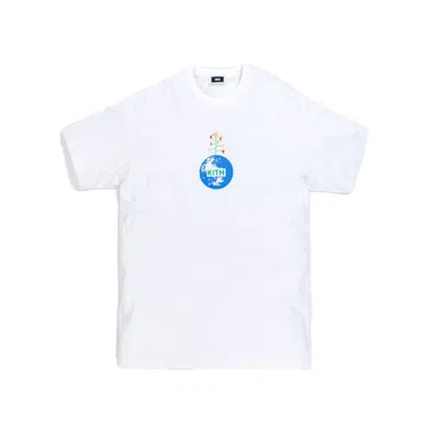 Pre-owned Kith Men's  Earth Day Tee Shirt In White