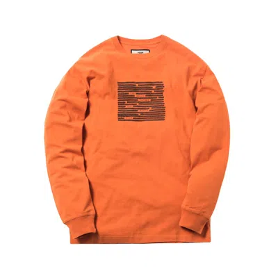 Pre-owned Kith Men's  Edits Long Sleeve Tee Shirt In Orange