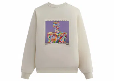 Pre-owned Kith Men's  Edo Artist Nelson Crewneck Sweatshirt In Sandrift