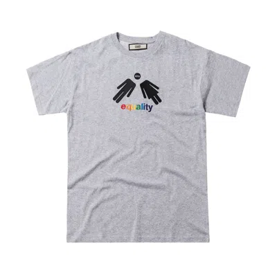 Pre-owned Kith Men's  Equality Tee Shirt In Heather Grey