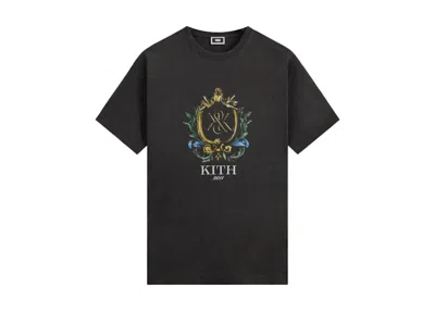 Pre-owned Kith Men's  Established Vintage Tee Shirt In Black