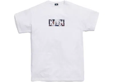 Pre-owned Kith Men's  Floral Classic Logo Tee Shirt (fw19) In White