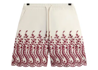 Pre-owned Kith Men's  Floral Eyelet Lewis Short In Fever