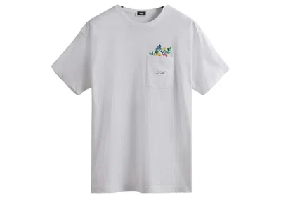 Pre-owned Kith Men's  Flower Of Honor Tee Shirt In White