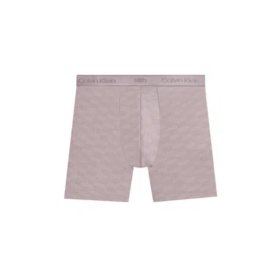 Pre-owned Kith Men's  For Calvin Klein Classic Boxer Brief In Cinder In Gray