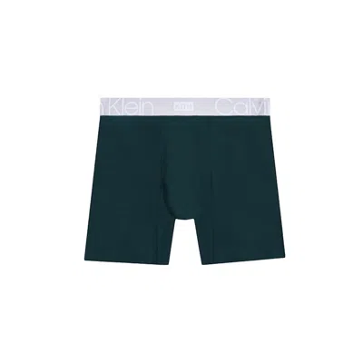 Pre-owned Kith Men's  For Calvin Klein Seasonal Boxer Brief In Scarab In Green