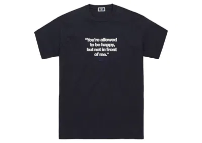Pre-owned Kith Men's  For Curb Your Enthusiasm Unhappy Tee Shirt In Nocturnal