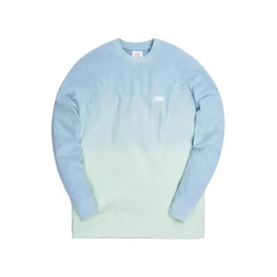 Pre-owned Kith Men's  For Lucky Charms Dip Dye Long Sleeve Tee Shirt In Blue/green In Multi