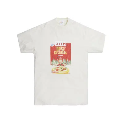 Pre-owned Kith Men's  For Lucky Charms Mas Cereal Box Vintage Tee Shirt In Tofu