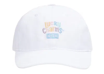 Pre-owned Kith Men's  For Lucky Charms Logo Cap In White