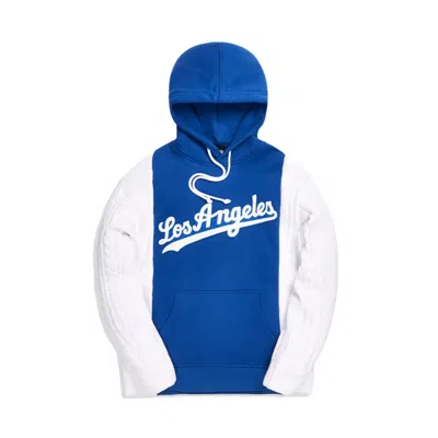 Pre-owned Kith Men's  For Major League Baseball Los Angeles Dodgers Combo Hoodie In Royal Blue