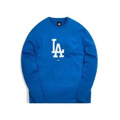 Pre-owned Kith Men's  For Major League Baseball Los Angeles Dodgers Long Sleeve Tee Shirt In Royal Blue