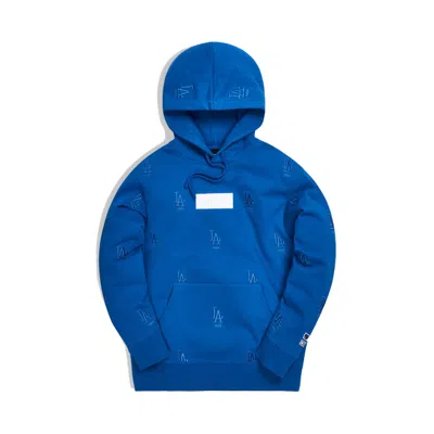 Pre-owned Kith Men's  For Major League Baseball Los Angeles Dodgers Monogram Hoodie In Royal Blue