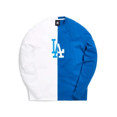 Pre-owned Kith Men's  For Major League Baseball Los Angeles Dodgers Split Long Sleeve Tee Shirt