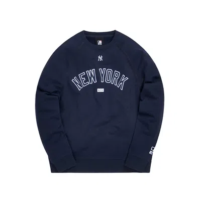 Pre-owned Kith Men's  For Major League Baseball New York Yankees Crewneck Sweatshirt In Navy Blue