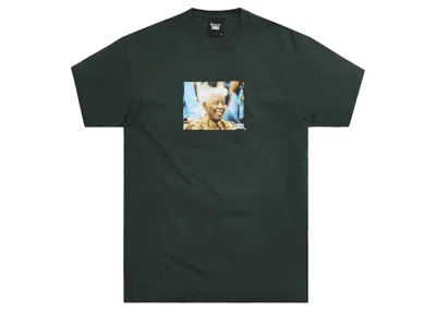 Pre-owned Kith Men's  For Mandela Day 2021 Learn To Love Tee Shirt In Stadium In Gray