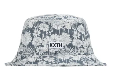 Pre-owned Kith Men's  For New Era Aster Floral Bucket Hat In Stadium