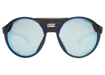 Pre-owned Kith Men's  For Oakley Clifden Glasses In Navy Blue