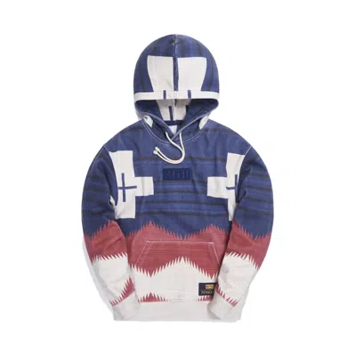 Pre-owned Kith Men's  For Pendleton Brave Star Williams Iii Hoodiein Navy Blue
