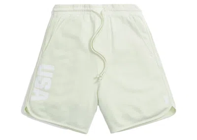 Pre-owned Kith Men's  For Team Usa 5 Rings Jordan Short In Patina In Green