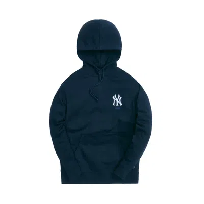 Pre-owned Kith Men's  For The New York Yankees Williams Iii Hoodie In Navy Blue