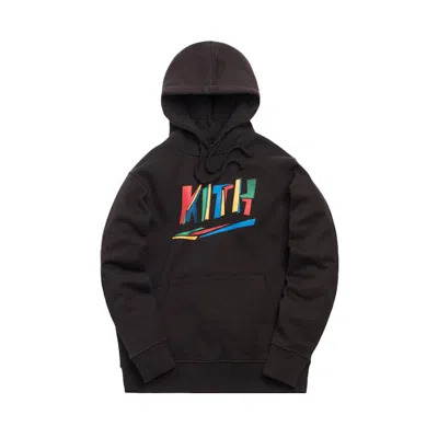 Pre-owned Kith Men's  Fractured Hoodie In Espresso