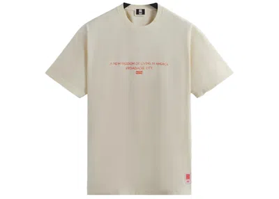 Pre-owned Kith Men's  Frank Lloyd Wright Foundation Drawing Tee Shirt In Sandrift