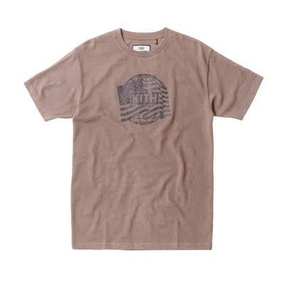 Pre-owned Kith Men's  Global State Tee Shirt In Cinder