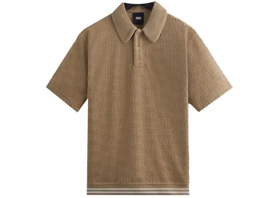 Pre-owned Kith Men's  Graham Polo Shirt In Canvas