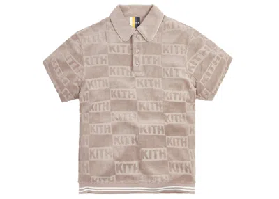 Pre-owned Kith Men's  Graham Polo Shirt In Quicksand