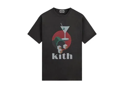 Pre-owned Kith Men's  High Roller Vintage Tee Shirt In Black