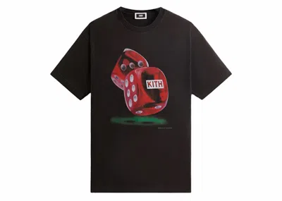Pre-owned Kith Men's  High Stakes Vintage Tee Shirt In Black
