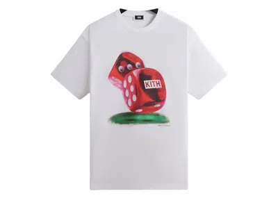 Pre-owned Kith Men's  High Stakes Vintage Tee Shirt In White