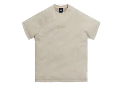 Pre-owned Kith Men's  Howard Crystal Wash Baby Terry Shirt In White Pepper