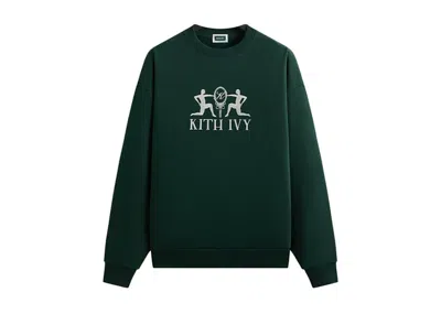 Pre-owned Kith Men's  Ivy Vintage Crewneck Sweatshirt In Ivy Green