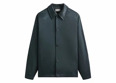 Pre-owned Kith Men's  Jacquard Faille Kieran Coaches Jacket In Machine