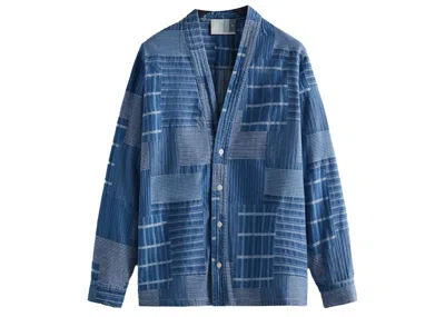 Pre-owned Kith Men's  Japanese Sullivan Gi Shirt In Indigo In Purple