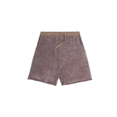 Pre-owned Kith Men's  Jay Chenille Short In Driftwood In Brown