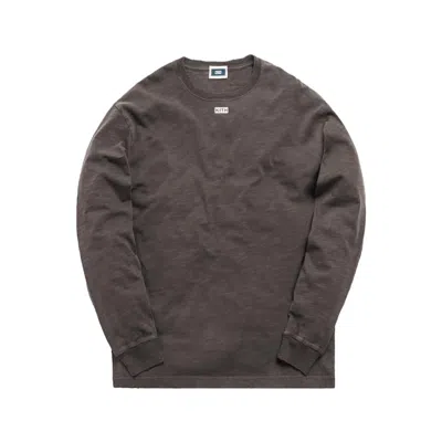 Pre-owned Kith Men's  Jfk Long Sleeve Tee Shirt In Black Olive