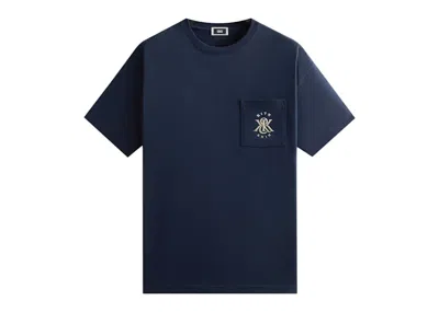 Pre-owned Kith Men's  K&k Floral Pocket Tee Shirt In Nocturnal