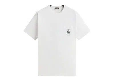 Pre-owned Kith Men's  K&k Floral Pocket Tee Shirt In White