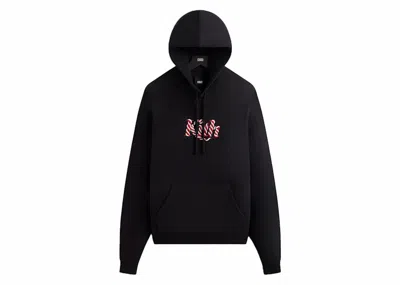 Pre-owned Kith Men's  Mas Candy Cane Williams Iii Hoodie In Black