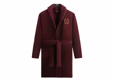 Pre-owned Kith Men's  Mas Crest Robe In Magma