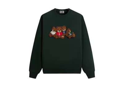 Pre-owned Kith Men's  Mas Teddy & Friends Nelson Crewneck Sweatshirt In Stadium