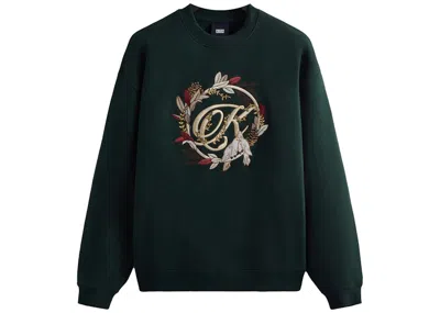 Pre-owned Kith Men's  Mas Wreath Crewneck Sweatshirt In Stadium