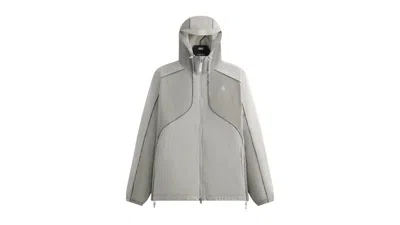 Pre-owned Kith Men's  Ktech Nylon Bolt Shell Jacket In Podium In Gray