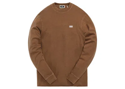 Pre-owned Kith Men's  Lax Long Sleeve Tee Shirt In Sandalwood In Brown